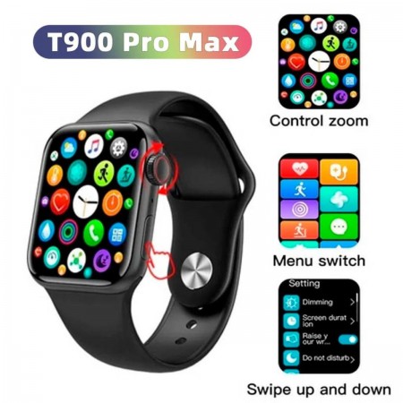 Смарт часовник T900 Pro Max с голям тъч скрийн дисплей