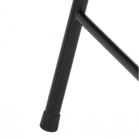 Сгъваем кожен стол със стоманена конструкция