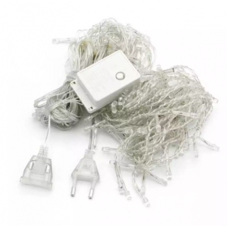 Цветни коледни лампи тип завеса Цветни коледни лампи тип завеса