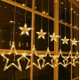 Коледни звезди с LED светлини Коледни звезди с LED светлини