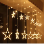 Коледни звезди с LED светлини Коледни звезди с LED светлини