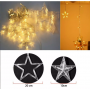 Коледни звезди с LED светлини Коледни звезди с LED светлини