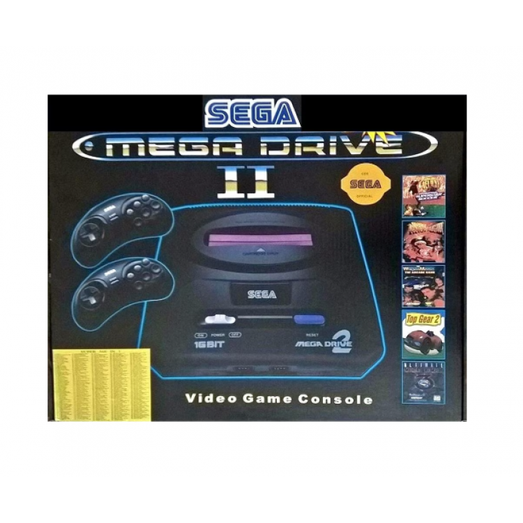 Игрална конзола за TV SEGA MEGA DRIVE-2 с 2 джойстика Игрална конзола за TV SEGA MEGA DRIVE-2 с 2 джойстика