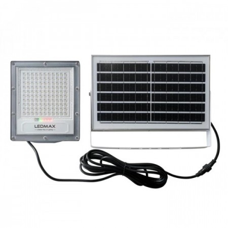 LED соларен прожектор, 150W с панел 15W и дистанционно управление