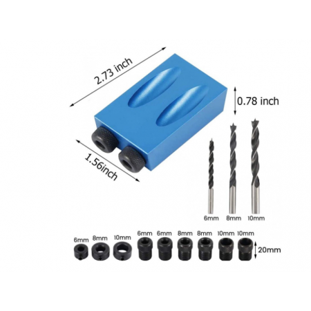 Комплект за пробиване на странични отвори 14 части Комплект за пробиване на странични отвори 14 части