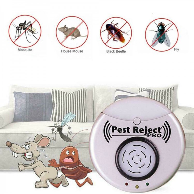 2 Броя ултразвуково устройство Pest Reject PRO против насекоми,мишки и всякакви вредители 2 Броя ултразвуково устройство Pest Reject PRO против насекоми,мишки и всякакви вредители