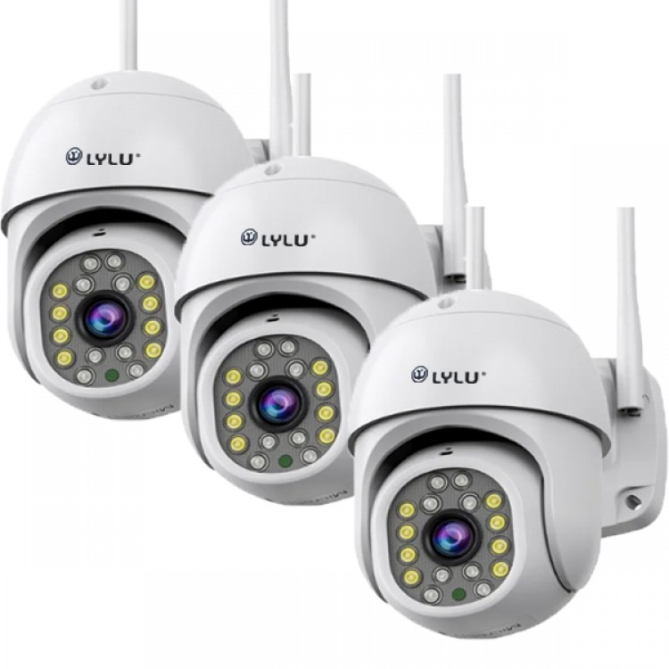 3 Броя Безжична Камера wifi 5mpx LYLU icsee 3 Броя Безжична Камера wifi 5mpx LYLU icsee