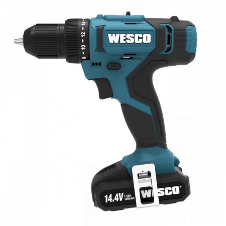 Акумулаторен винтоверт WESCO WS2723K2 ,14.4 V Li-Ion, 1.5 Ah, 25 Nm, с 1 батерия