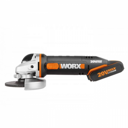 Ъглошлайф акумулаторен Worx WX800 2 х Li-ion 20V 2Ah Ъглошлайф акумулаторен Worx WX800 2 х Li-ion 20V 2Ah
