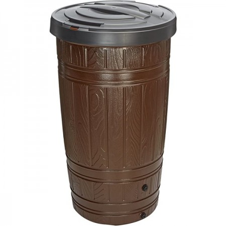 Резервоар за дъждовна вода 265 л Prosperplast Woodcan кафяв IDWO265-R222