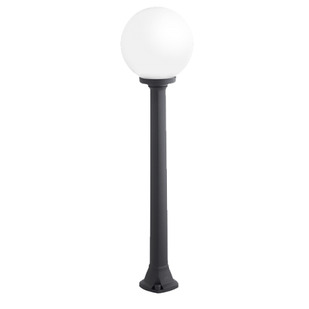 GIAFFA 250 LED ГРАДИНСКИ СТЪЛБ 8.5W CCT IP55 ЧЕРЕН-ОПАЛ