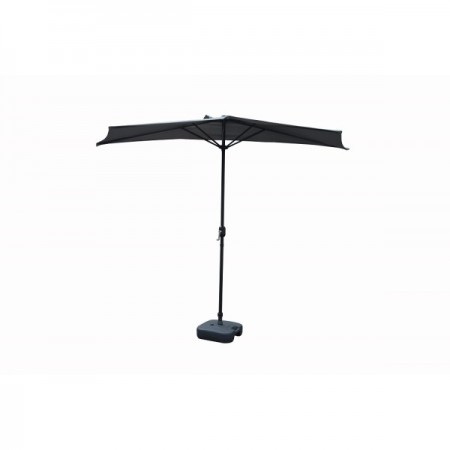 Чадър полукръг SLMB029 сив