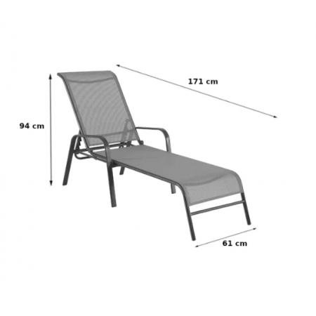 Сгъваем шезлонг за открито Сгъваем шезлонг за открито