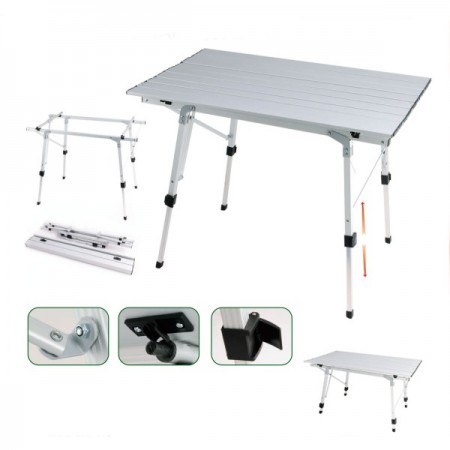 Алуминиева къмпинг маса с регулируема височина ZRTA053 Алуминиева къмпинг маса с регулируема височина ZRTA053