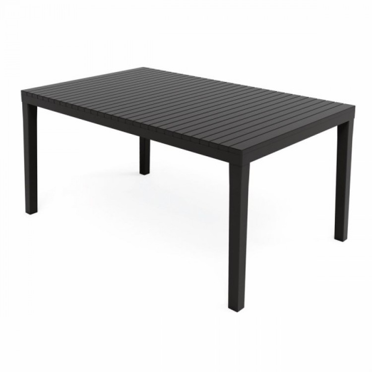 Градинска ПВЦ правоъгълна маса Palau 150 x 90 x 72см, Anthracite, PAL016AN Градинска ПВЦ правоъгълна маса Palau 150 x 90 x 72см, Anthracite, PAL016AN