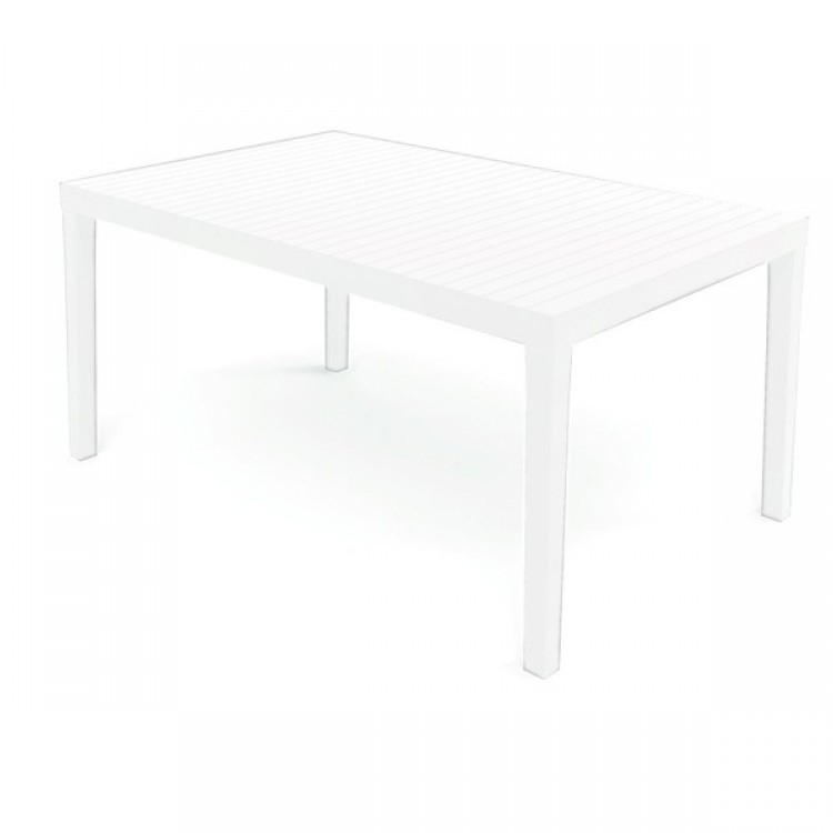 Градинска ПВЦ правоъгълна маса Palau 150 x 90 x 72см, White, PAL016BI Градинска ПВЦ правоъгълна маса Palau 150 x 90 x 72см, White, PAL016BI