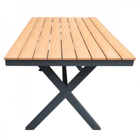 Градинска правоъгълна маса My Garden Polywood, 160 x 90 x 76 см Бежовa