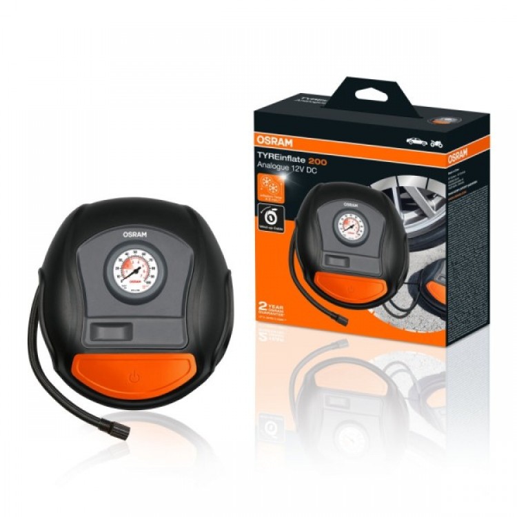 Компресор за гуми 5,5 bar 12V, OSRAM Компресор за гуми 5,5 bar 12V, OSRAM