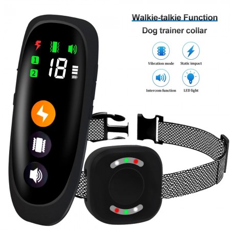 Електронен нашийник за обучение на кучета срещу лаене, 4 режима