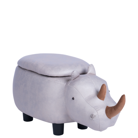 ДЕТСКА ТАБУРЕТКА НОСОРОГ - СИВ ДЕТСКА ТАБУРЕТКА НОСОРОГ - СИВ