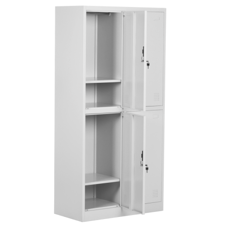 МЕТАЛЕН ШКАФ CR-1251 K - СИВ