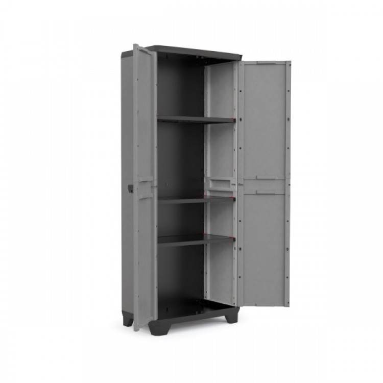 PVC гардероб Keter Stilo 68 x 39 x 173 см, Сив PVC гардероб Keter Stilo 68 x 39 x 173 см, Сив