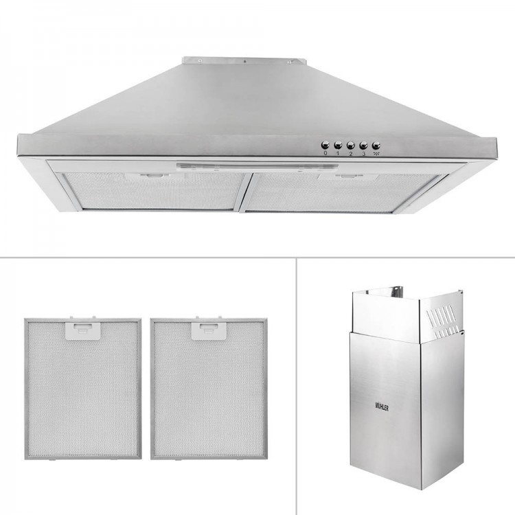Абсорбатор MUHLER АМК-1119IX коминен, INOX Абсорбатор MUHLER АМК-1119IX коминен, INOX