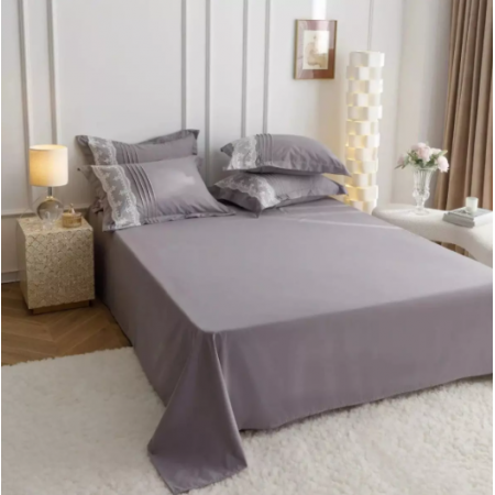 Луксозен спален комплект с бродерия от 6 части – Сив Луксозен спален комплект с бродерия от 6 части – Сив