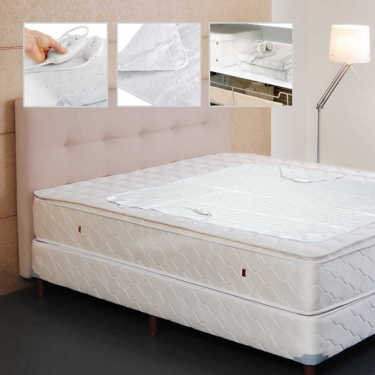 Затопляща постелка за легло Termomax TU1640D, 120W, 160х140, електрическа, полиестер Затопляща постелка за легло Termomax TU1640D, 120W, 160х140, електрическа, полиестер