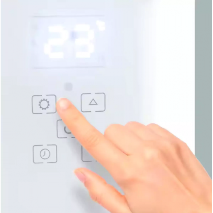 Конвектор със стъклен панел, Wi-Fi , цифров термостат, 2000W
