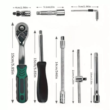 Комплект автомобилни инструменти, 53 Части Комплект автомобилни инструменти, 53 Части