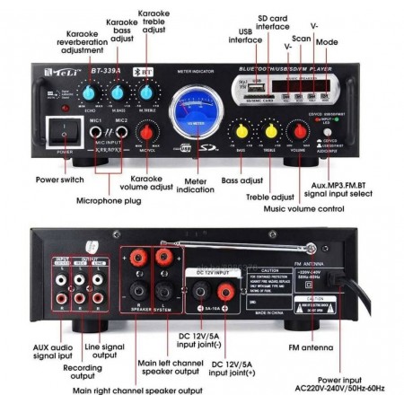 Аудио усилвател BT-339A Аудио усилвател BT-339A