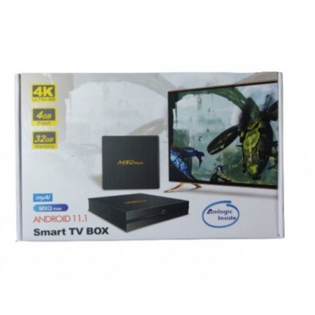 ТВ БОКС MXQ MAX - 4GB RAM32GB ROM с Android 11.1, WiFi ТВ БОКС MXQ MAX - 4GB RAM32GB ROM с Android 11.1, WiFi