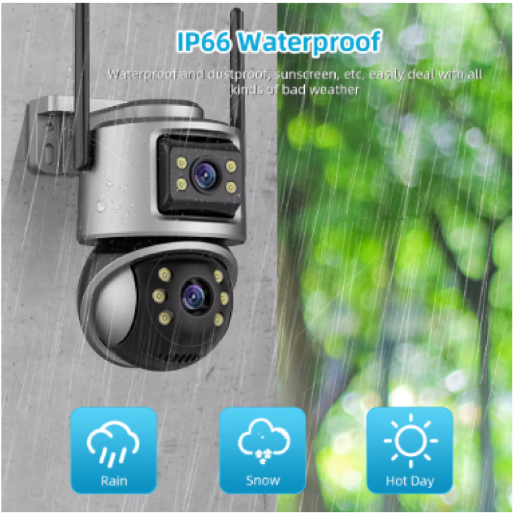 2 Броя камера icsee 6MP Dual Lens 2 Броя камера icsee 6MP Dual Lens