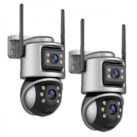 2 Броя камера icsee 6MP Dual Lens
