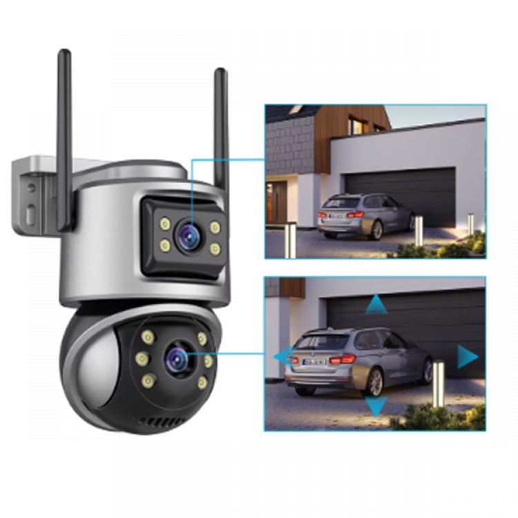 2 Броя камера icsee 6MP Dual Lens 2 Броя камера icsee 6MP Dual Lens
