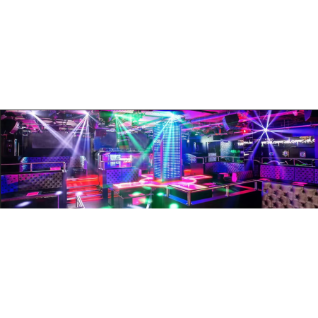 Диско прожектор със 7 диода Moving Head Диско прожектор със 7 диода Moving Head