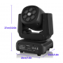 Диско прожектор със 7 диода Moving Head Диско прожектор със 7 диода Moving Head