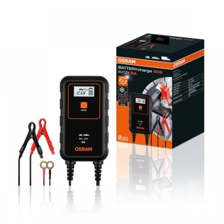 Зарядно устройство за акумулатор max 6A, OSRAM Зарядно устройство за акумулатор max 6A, OSRAM