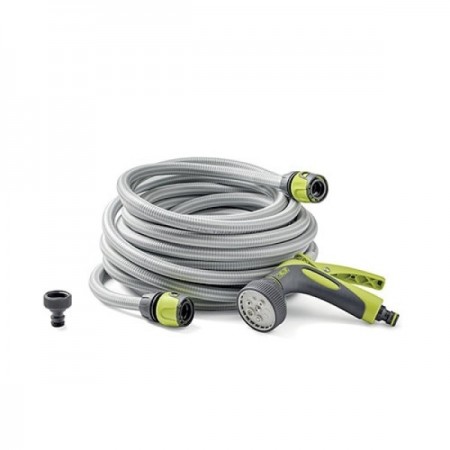 Сет супер лек маркуч 15 м 5/8'' с пистолет 8 функ. Aqualight15kit