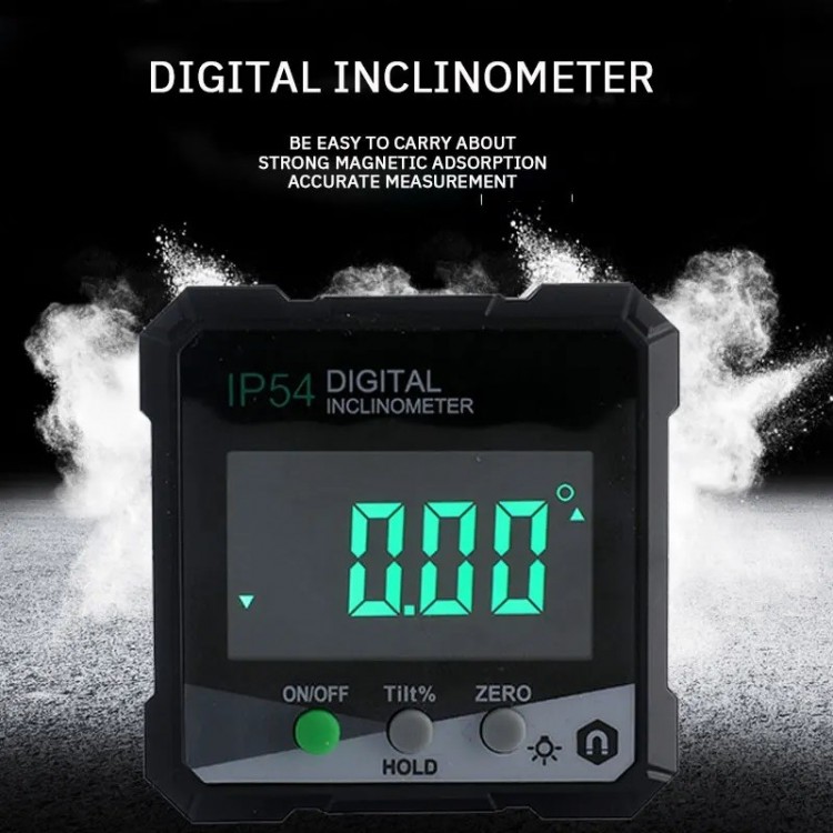 Ъгломер дигитален магнитен с IP54, 4 х 90градуса