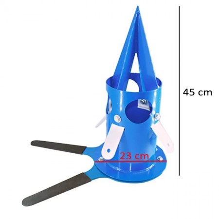 Метален дозатор за BIG-BAG чували (син) Метален дозатор за BIG-BAG чували (син)