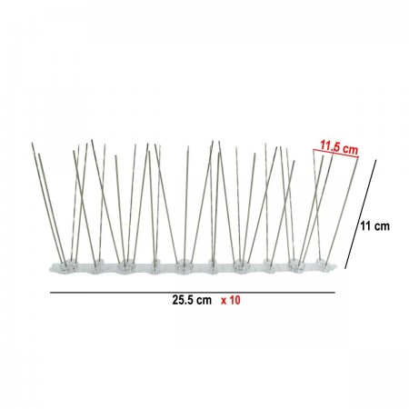 Лента с шипове против птици, гълъби, комплект 10 броя Лента с шипове против птици, гълъби, комплект 10 броя