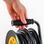 Удължител с макара и 4 гнезда, 1.5mm2, 15.0m дължина Удължител с макара и 4 гнезда, 1.5mm2, 15.0m дължина