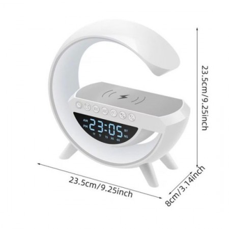 Безжично зарядно Тонколона, Часовник, Зареждане на смартфони, 15W Безжично зарядно Тонколона, Часовник, Зареждане на смартфони, 15W