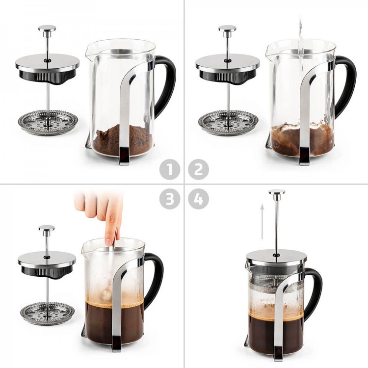 Преса за кафе френска Luigi Ferrero Coffeina FR-8083Т 800ml Преса за кафе френска Luigi Ferrero Coffeina FR-8083Т 800ml
