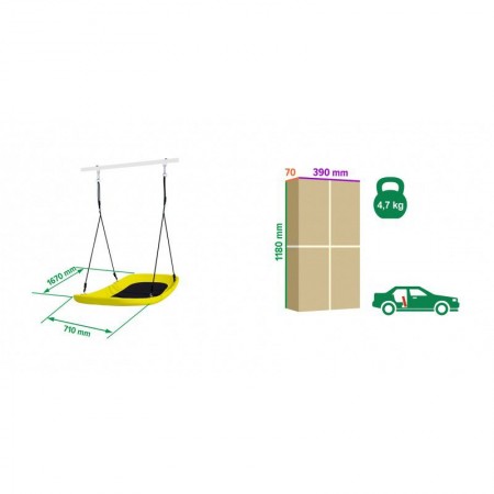 Улична люлка Лодка Улична люлка Лодка