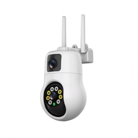 Външна WiFi камера с два обектива 10MP