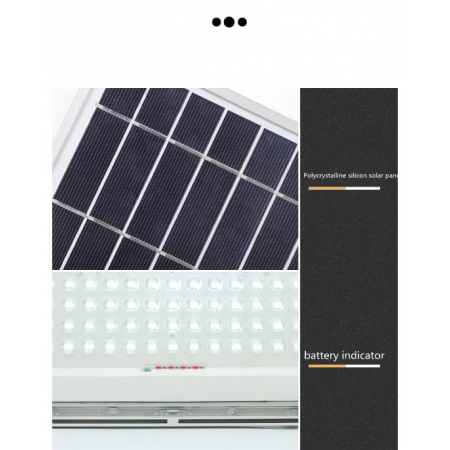 Соларен LED прожектор Jortan 2000W с отделен панел