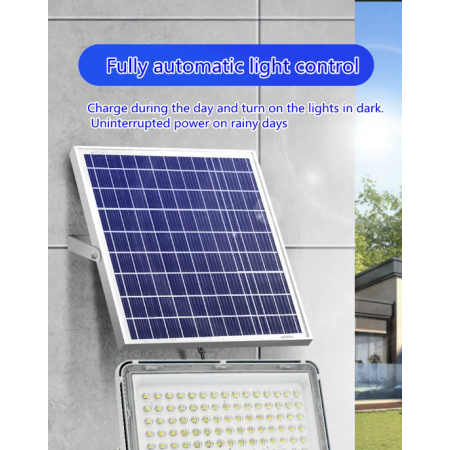 Соларен LED прожектор Jortan 2000W с отделен панел